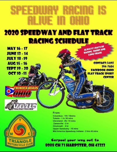 Ohio Flat Track Sport Center - Mid Usa Speedway Track - Speedwaybikes.com