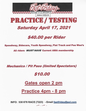 Fast Fridays Practice April 17, 2021